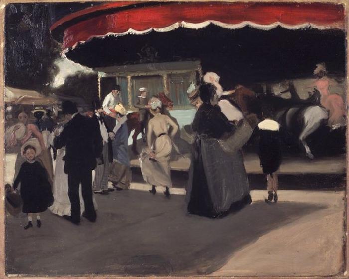 Maurer, Alfred Henry Carrousel oil painting image